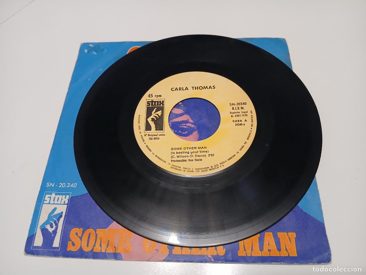 Discos de vinilo: Carla Thomas &ndash; Some Other Man- (1970) single - Foto 4