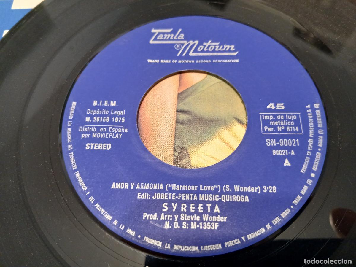 Discos de vinilo: Syreeta &ndash; Amor Y Armonia- (1975) single - Foto 4