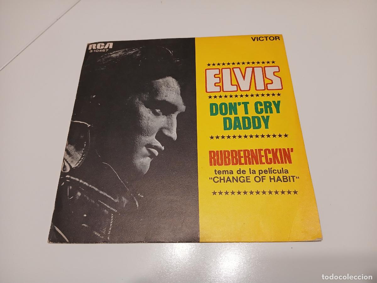 Discos de vinilo: Elvis Presley -Dont cry daddy- (1969) single - Foto 1