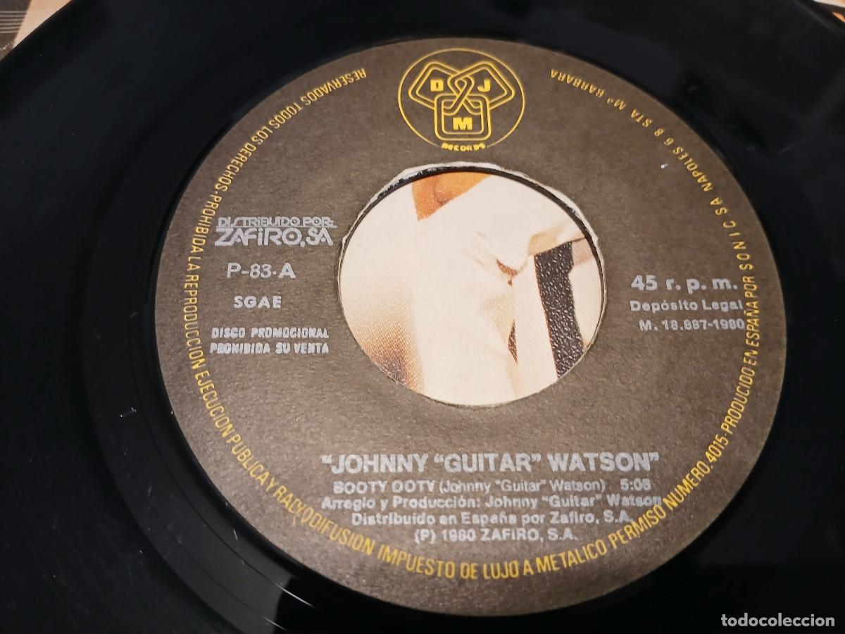 Discos de vinilo: Johnny Guitar Watson &ndash; Booty Ooty- (1980) single - Foto 2