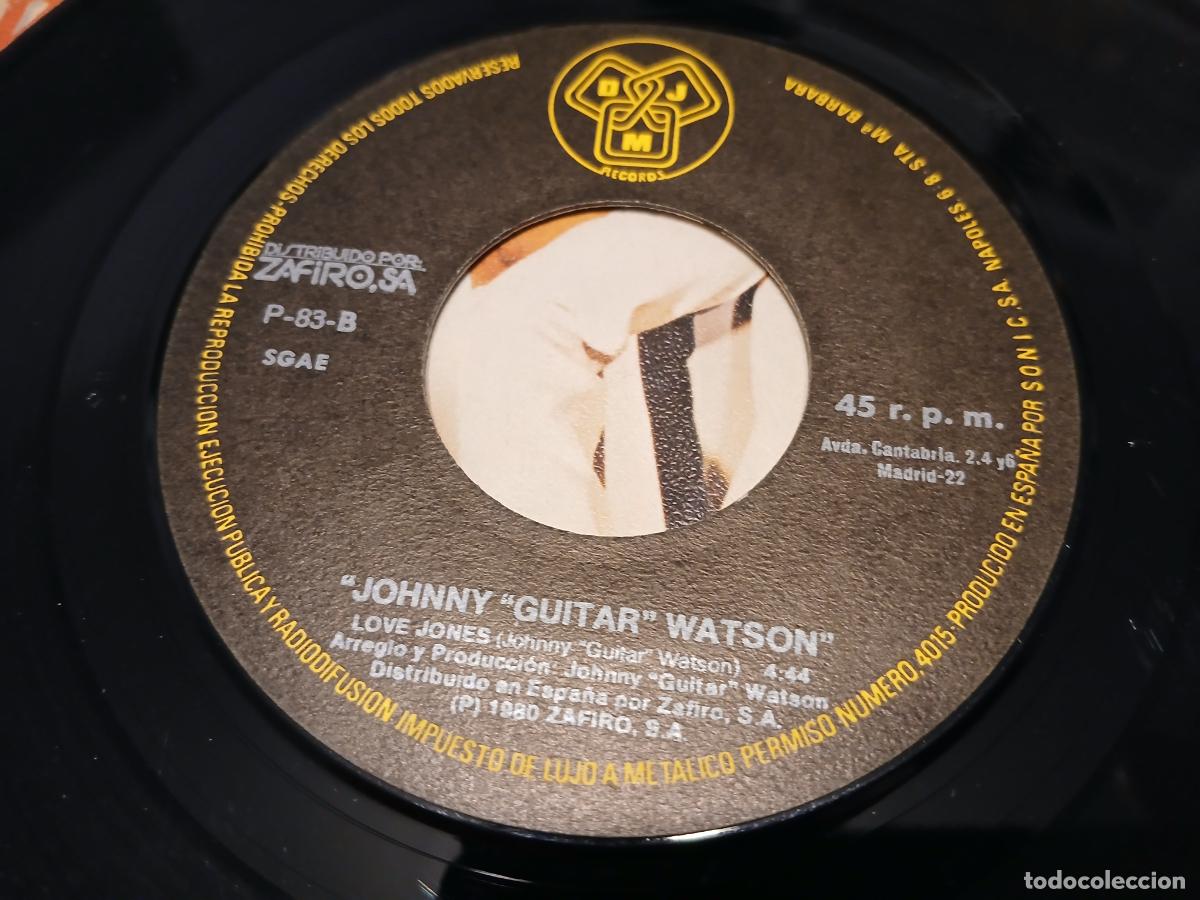 Discos de vinilo: Johnny Guitar Watson &ndash; Booty Ooty- (1980) single - Foto 3