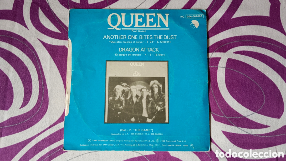 Discos de vinilo: Queen &ndash; Another One Bites The Dust 7&rdquo; - Foto 5