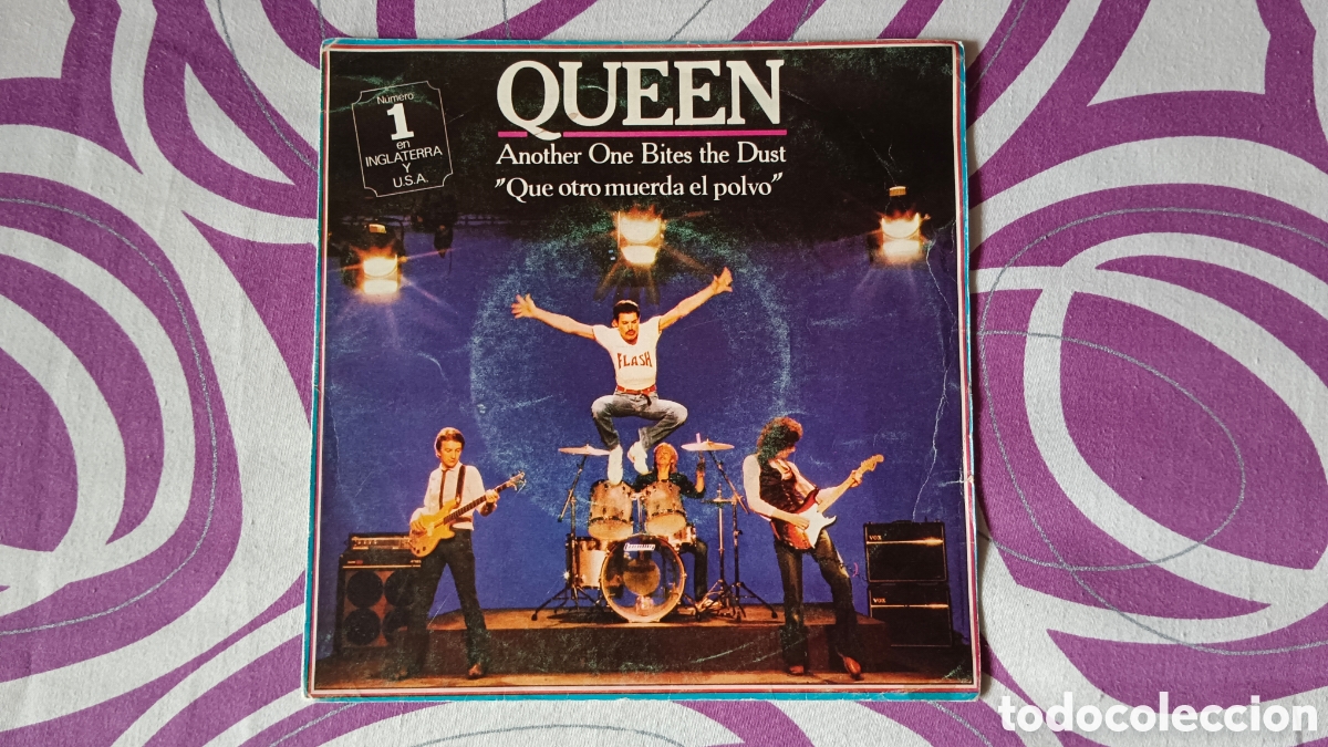 Discos de vinilo: Queen &ndash; Another One Bites The Dust 7&rdquo; - Foto 1
