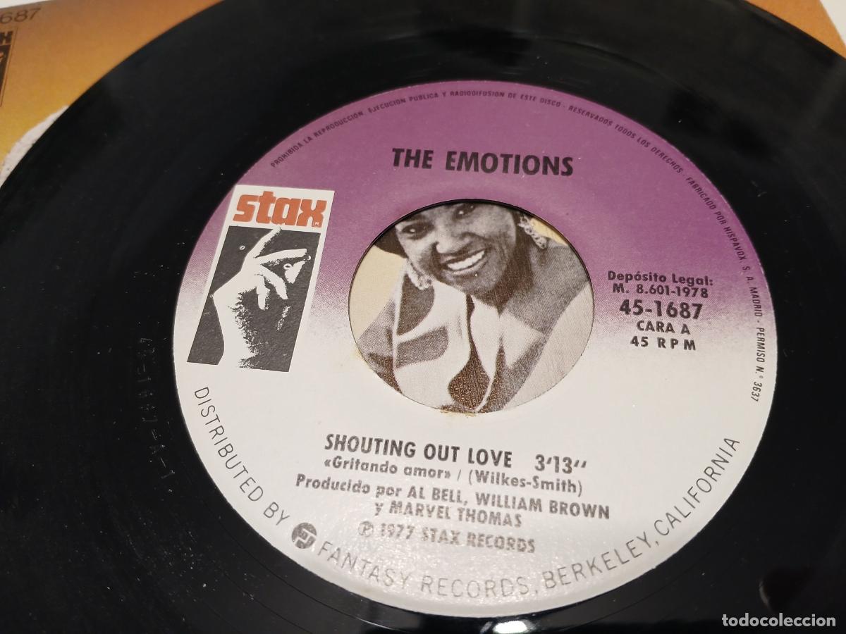 Discos de vinilo: The Emotions &ndash; Shouting Out Love- (1978) single - Foto 5