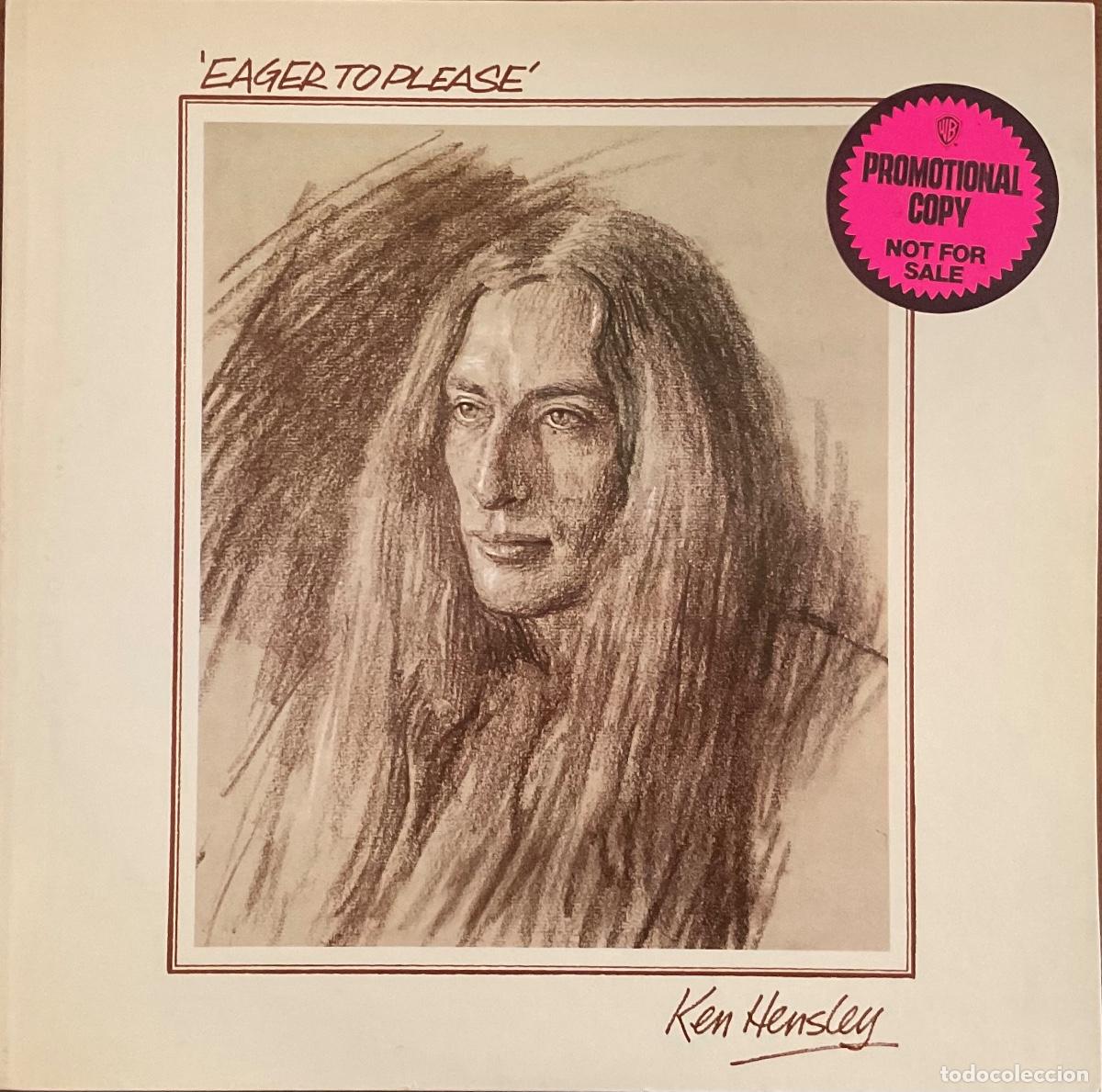Discos de vinilo: KEN HENSLEY - EAGER TO PLEASE - Foto 1