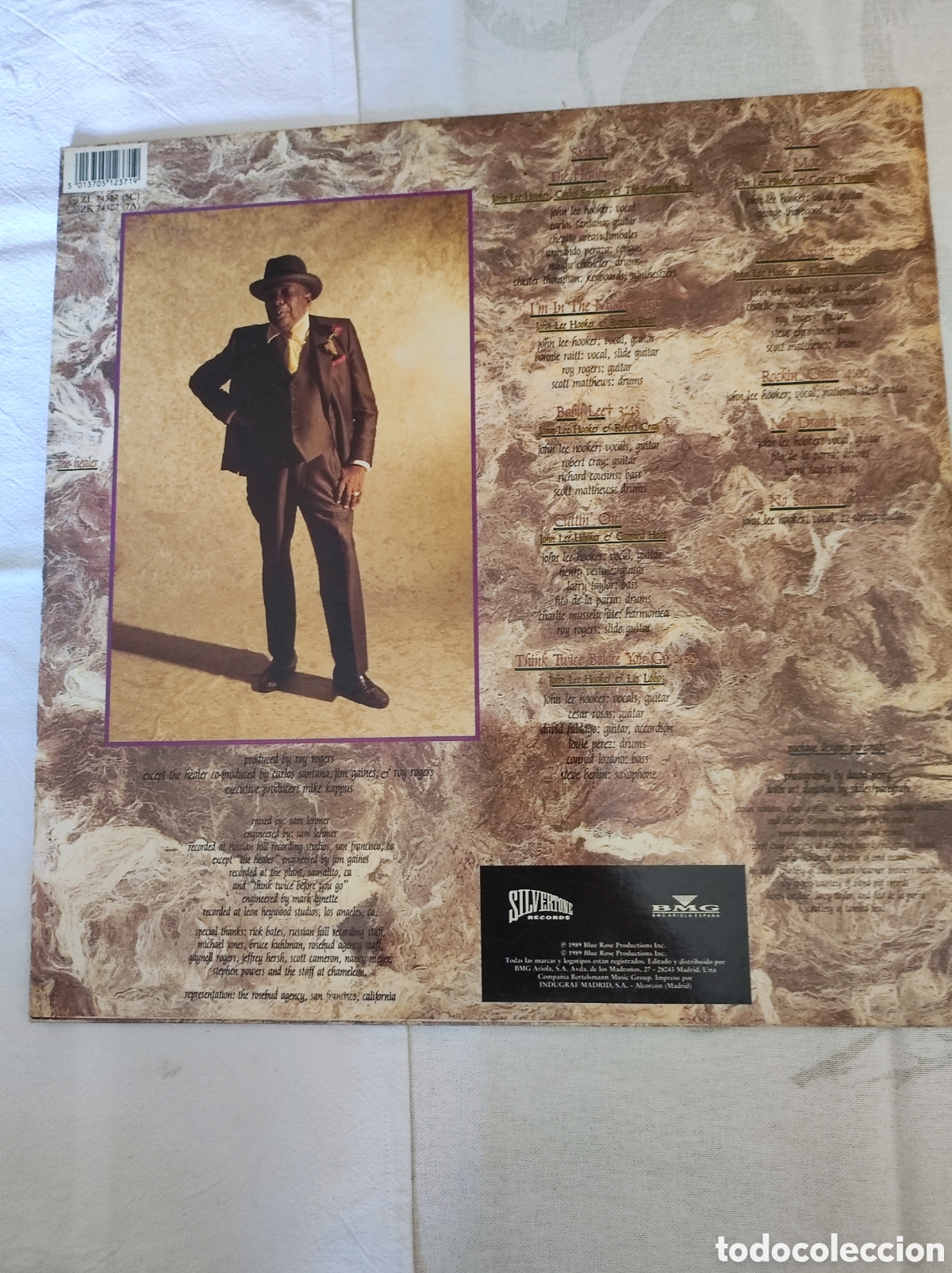 Discos de vinilo: JOHN LEE HOOKER - THE HEALER - Foto 2