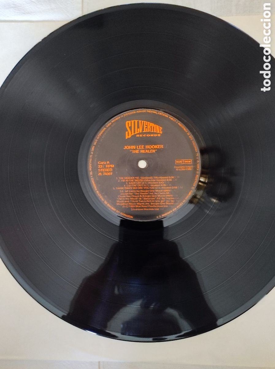 Discos de vinilo: JOHN LEE HOOKER - THE HEALER - Foto 3