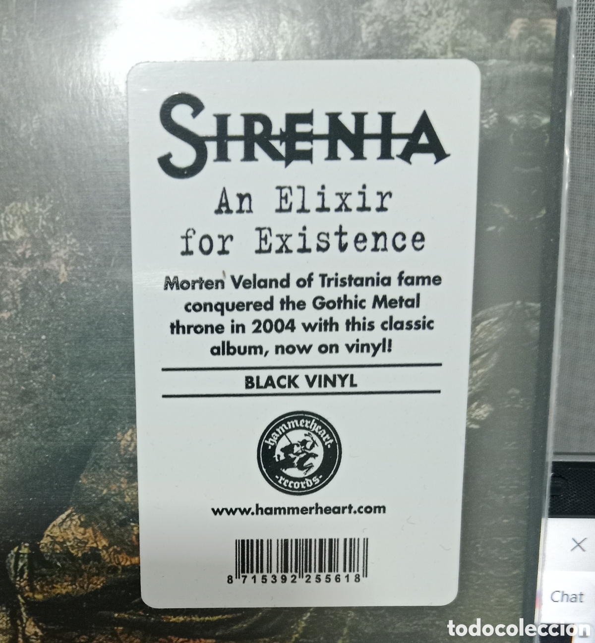 Discos de vinilo: Sirenia - And elixir for existance Lp - Foto 2