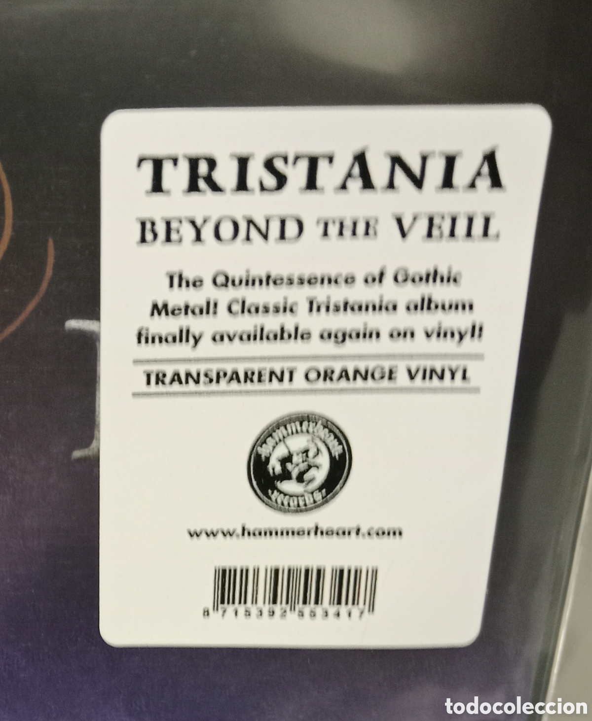 Discos de vinilo: Tristania - Beyond The veil Lp - Foto 2