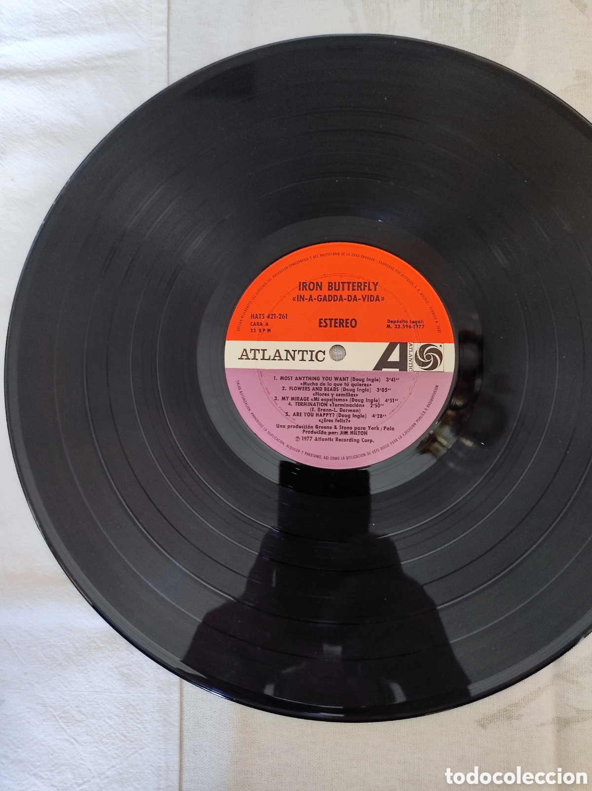 Discos de vinilo: IRON BUTTERFLY - IN A GADDA DA VIDA - Foto 3