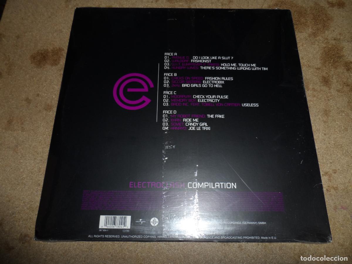 Discos de vinilo: Various &ndash; Electroclash Compilation (FRANCE 2002) (2 LPS) (NUEVO) - Foto 2