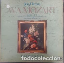 Discos de vinilo: Recital Mozart - W. A. Mozart. J&ouml;rg Demus (piano)
