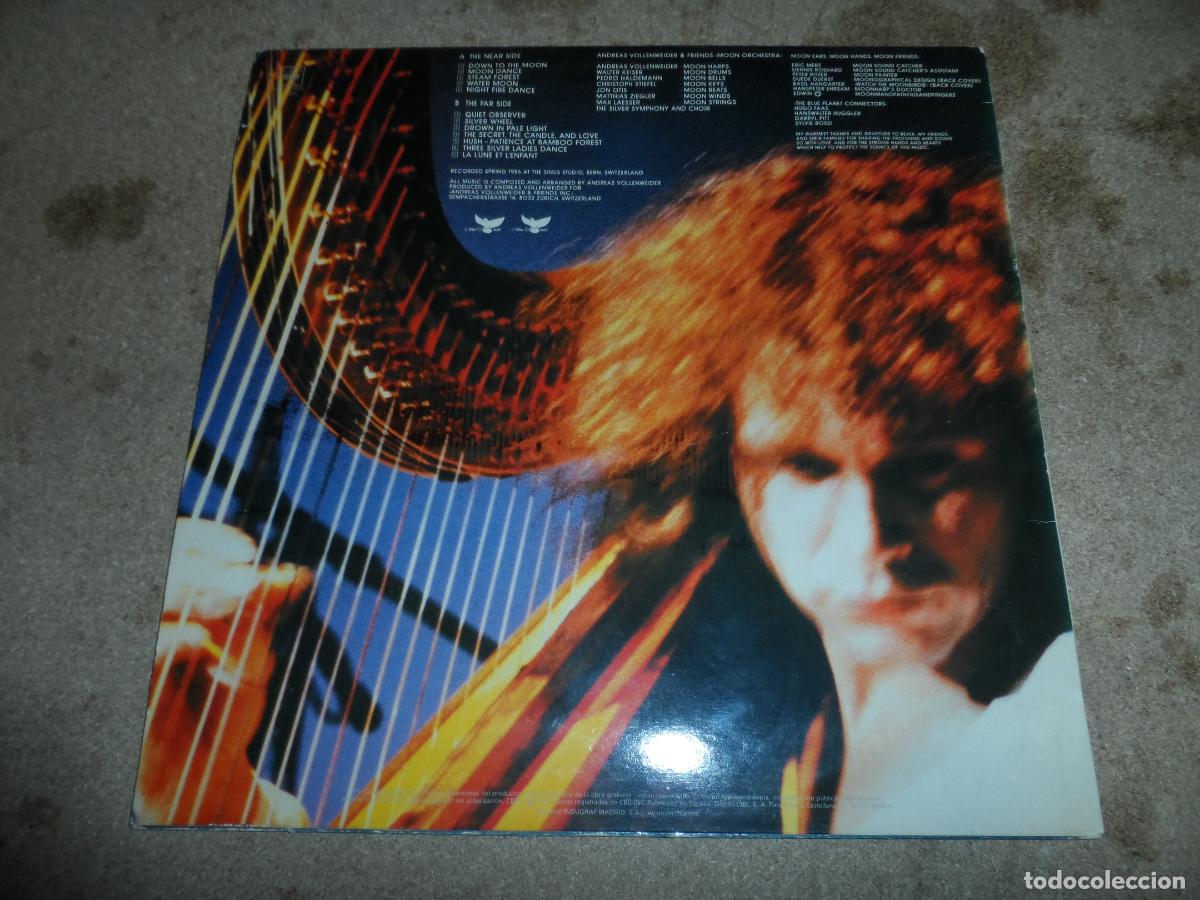 Discos de vinilo: ANDREAS VOLLENWEIDER - DOWN TO THE MOON (SPAIN 1986) - Foto 2