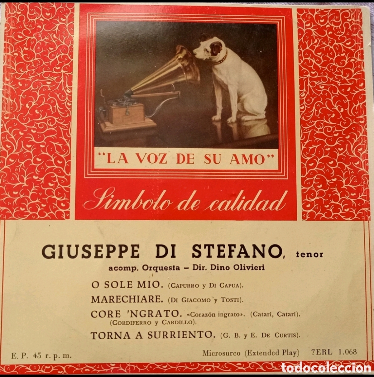 Discos de vinilo: La voz de su amo Giuseppe di Stefano - Foto 1
