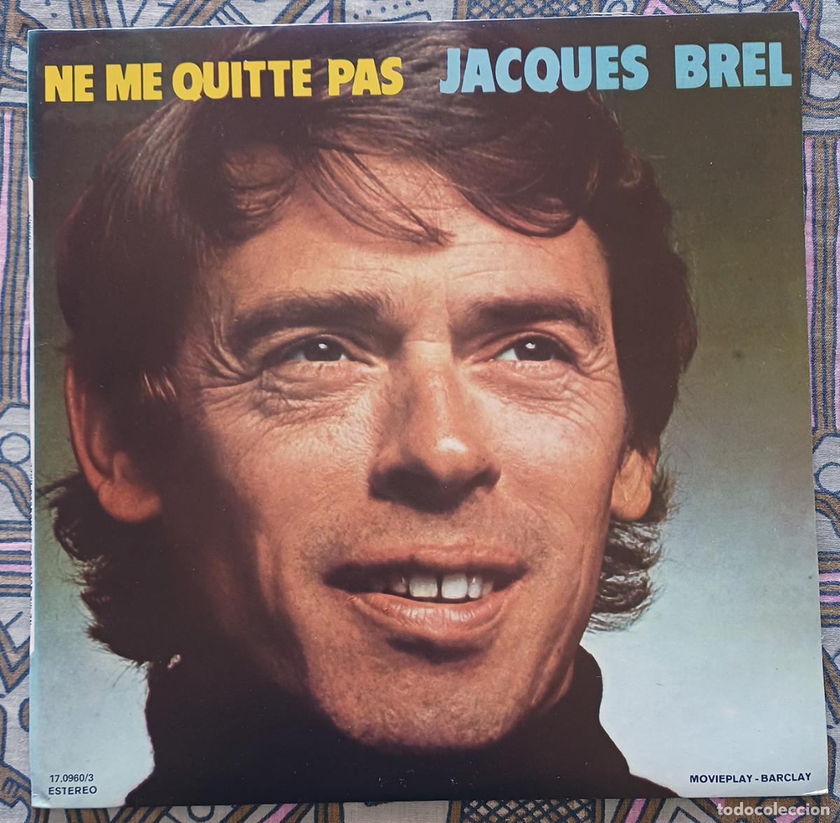 Discos de vinilo: LP JACQUES BREL Ne me quitte pas - Foto 1