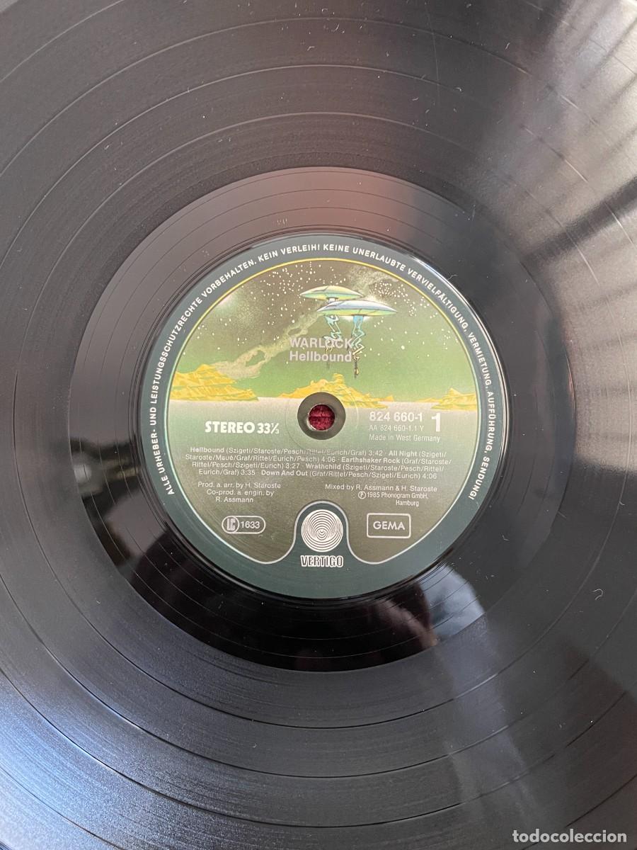 Discos de vinilo: Warlock &ndash; Hellbound. - Foto 5