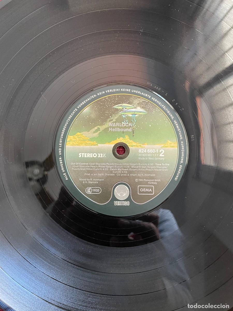 Discos de vinilo: Warlock &ndash; Hellbound. - Foto 6