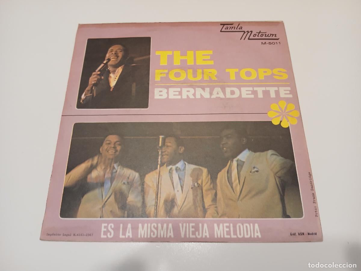 Discos de vinilo: The Four Tops &ndash; Bernadette- (1967) single - Foto 2