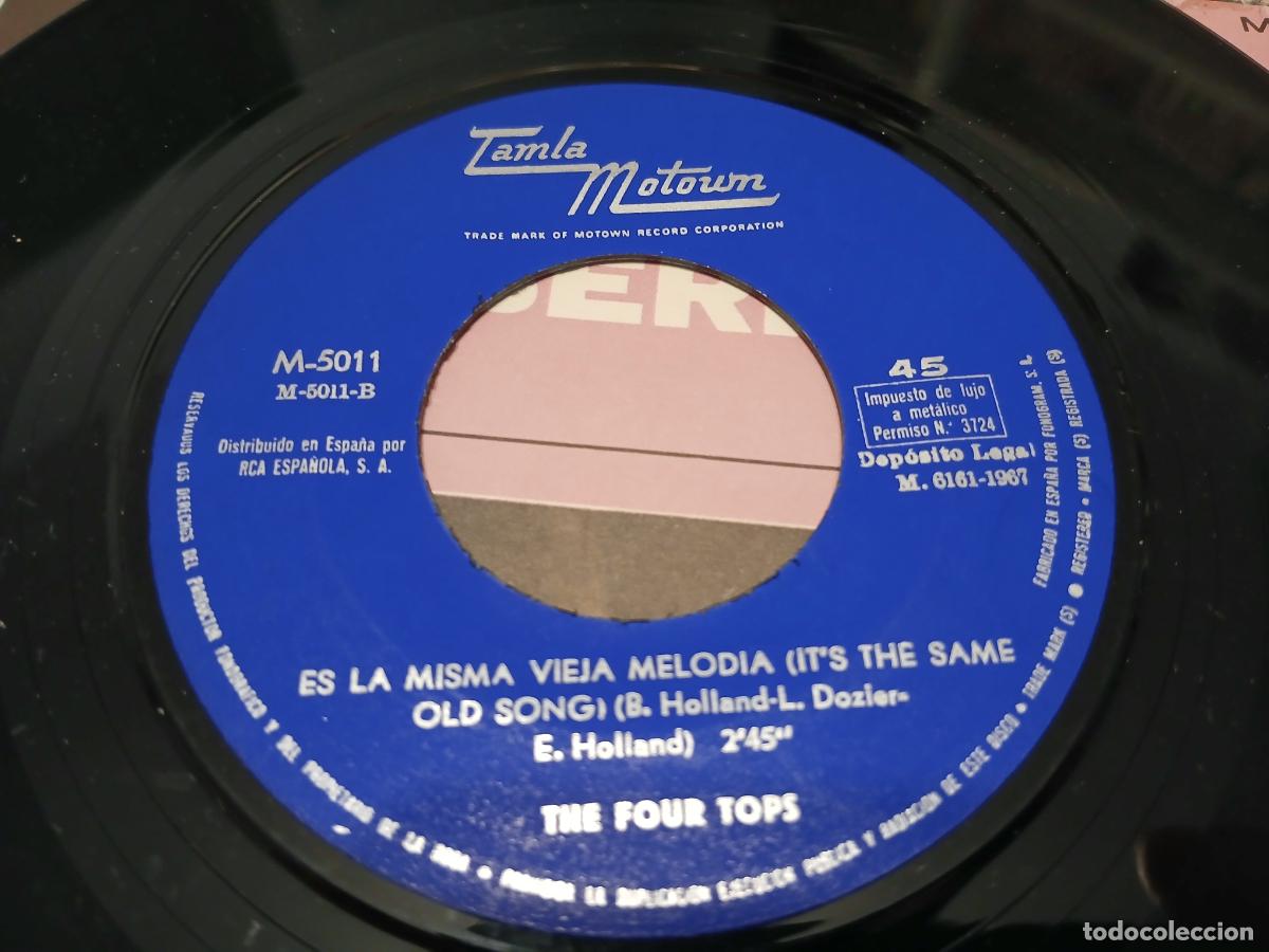 Discos de vinilo: The Four Tops &ndash; Bernadette- (1967) single - Foto 4