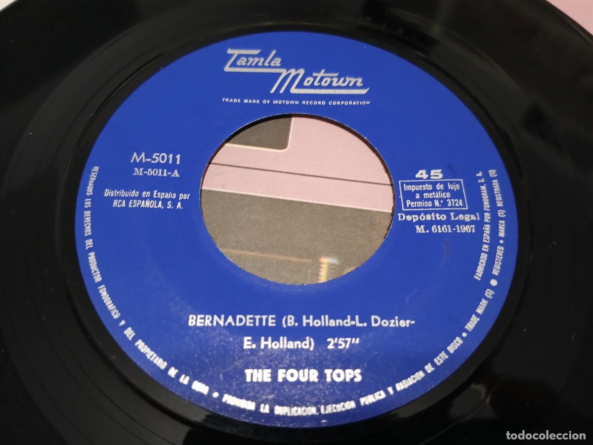 Discos de vinilo: The Four Tops &ndash; Bernadette- (1967) single - Foto 5