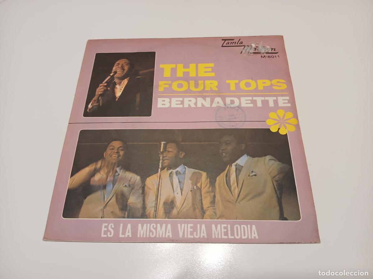 Discos de vinilo: The Four Tops &ndash; Bernadette- (1967) single - Foto 1