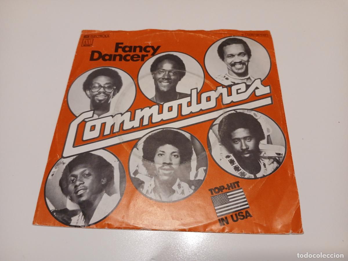 Discos de vinilo: Commodores &ndash; Fancy Dancer- (1976) single - Foto 1