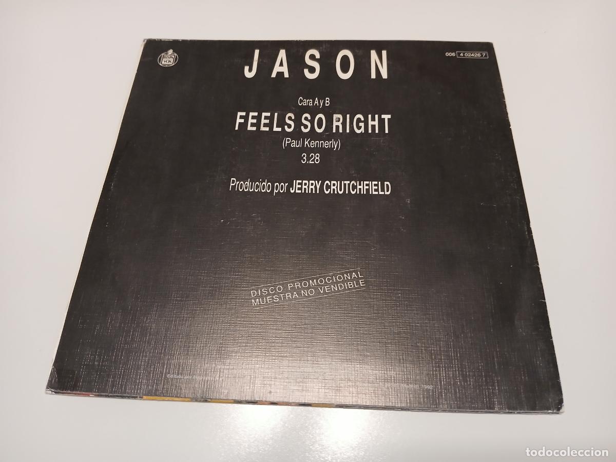 Discos de vinilo: Jason &ndash; Feels So Right- (1992) single - Foto 2