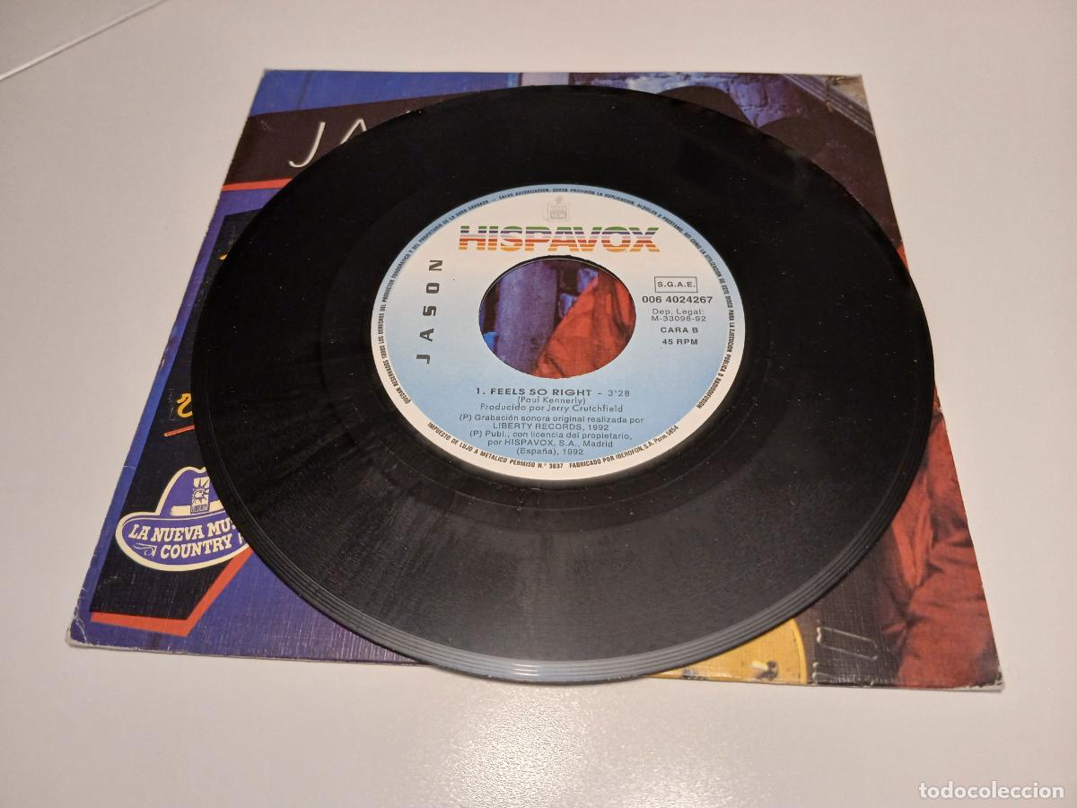 Discos de vinilo: Jason &ndash; Feels So Right- (1992) single - Foto 3