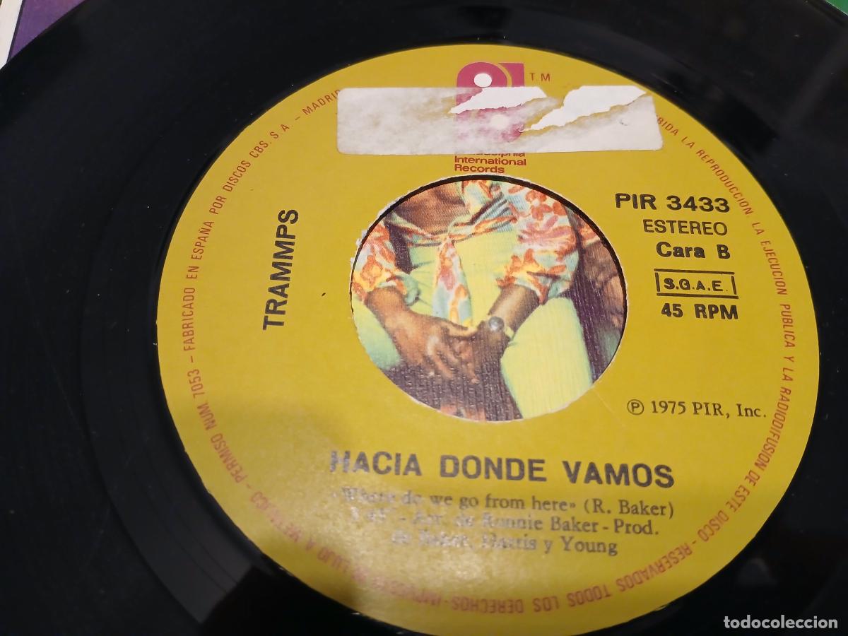 Discos de vinilo: Trammps &ndash; Shout- (1975) single - Foto 3