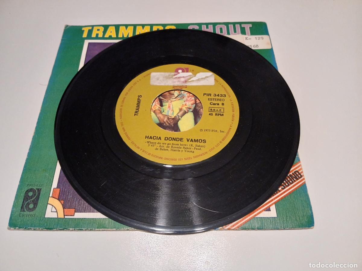 Discos de vinilo: Trammps &ndash; Shout- (1975) single - Foto 4