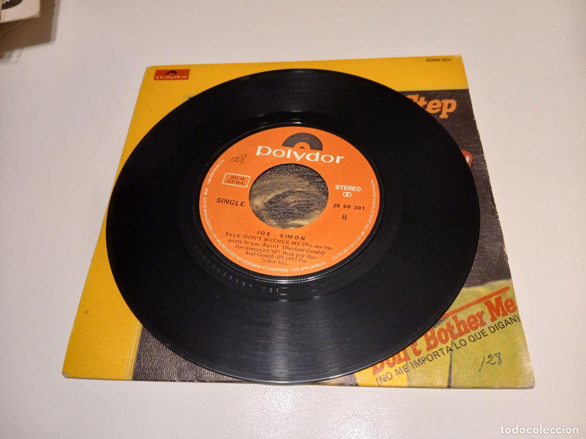 Discos de vinilo: Joe Simon &ndash; Step By Step = Paso A Paso- (1973) single - Foto 3