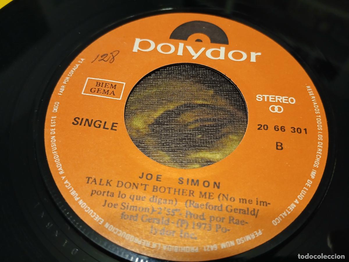 Discos de vinilo: Joe Simon &ndash; Step By Step = Paso A Paso- (1973) single - Foto 4