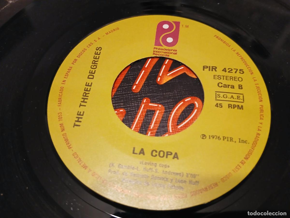 Discos de vinilo: The Three Degrees &ndash; Paseo Libre- (1976) single - Foto 3