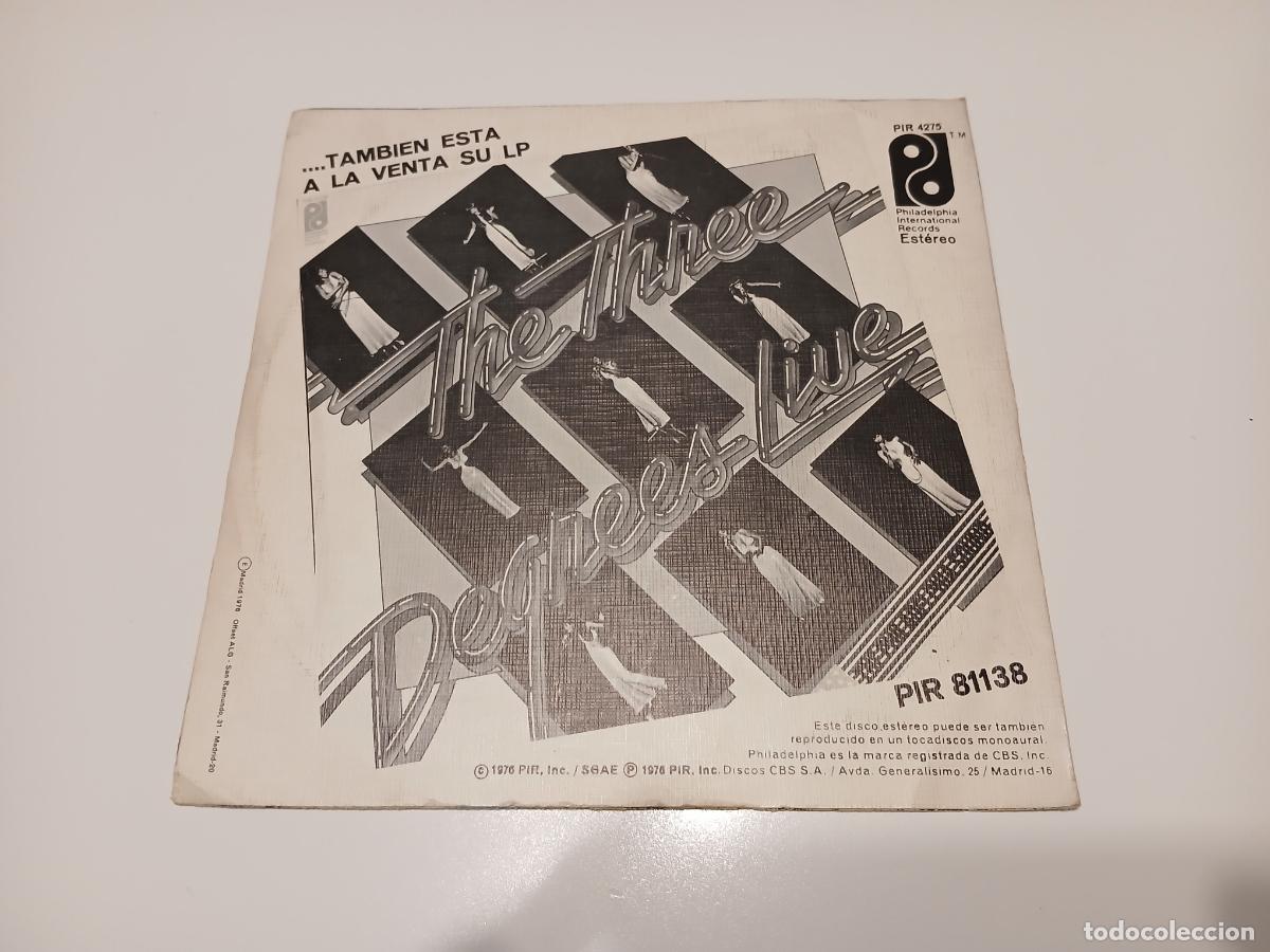 Discos de vinilo: The Three Degrees &ndash; Paseo Libre- (1976) single - Foto 5