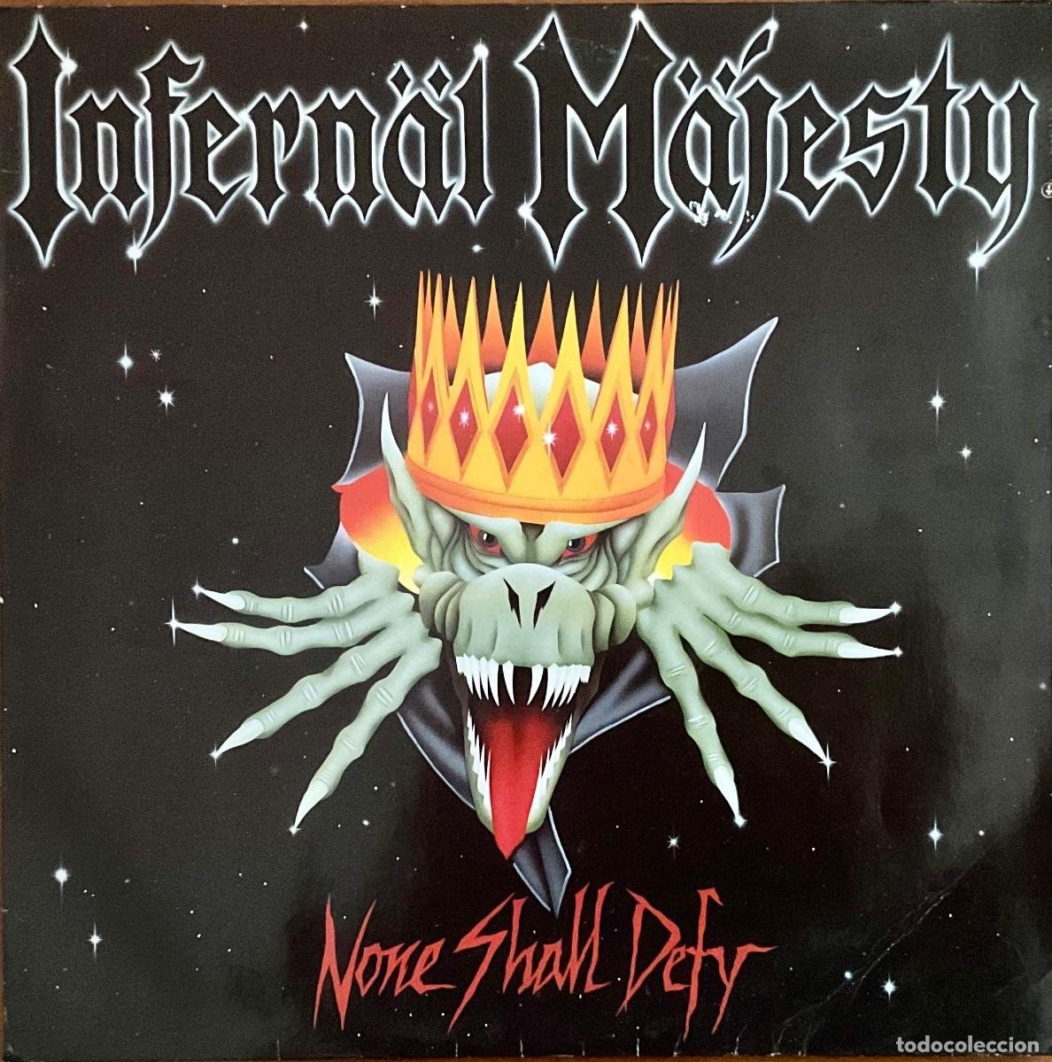 Discos de vinilo: INFERNAL MAJESTY - NONE SHALL DEFY - Foto 1