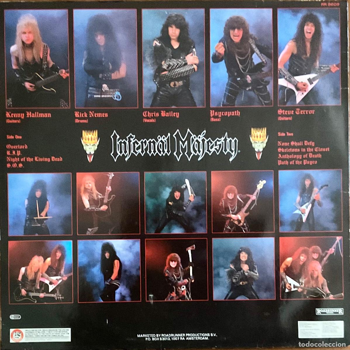 Discos de vinilo: INFERNAL MAJESTY - NONE SHALL DEFY - Foto 2