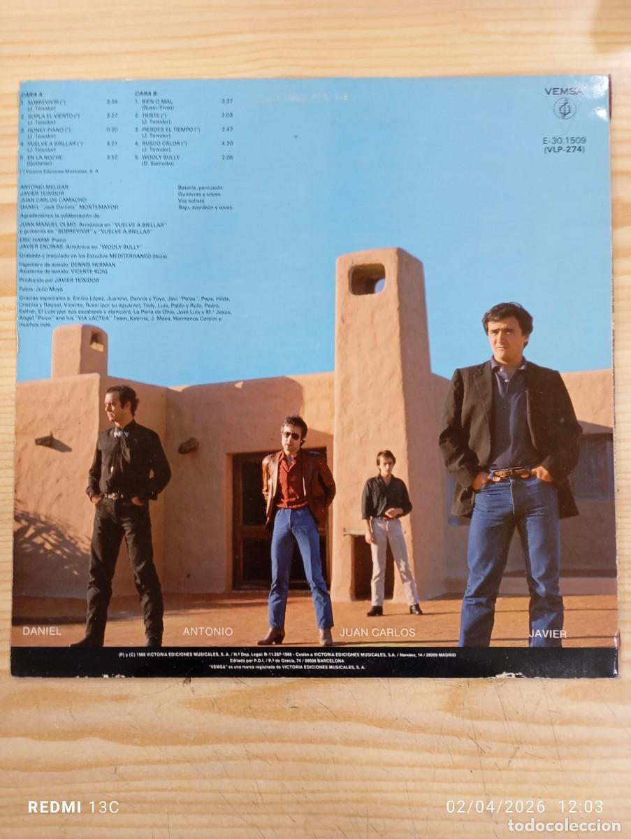 Discos de vinilo: LP - MERMELADA - EN EL CALOR - VEMSA 1988 - Foto 2