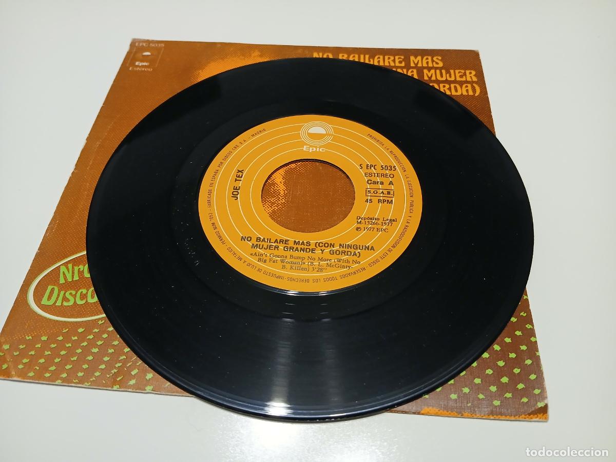 Discos de vinilo: Joe Tex -No bailare mas- (1977) single - Foto 4
