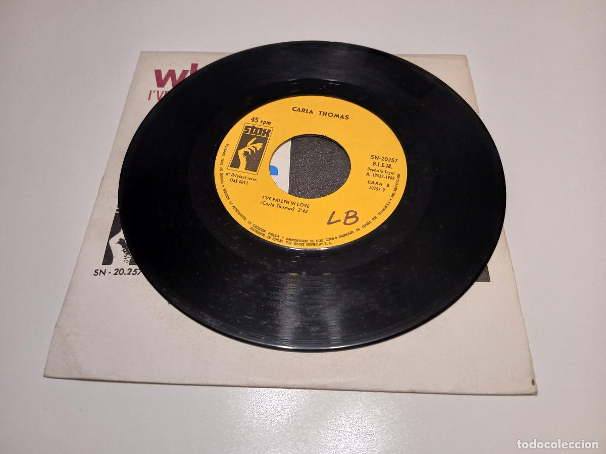 Discos de vinilo: Carla Thomas &ndash; Where Do I Go- (1969) single - Foto 3
