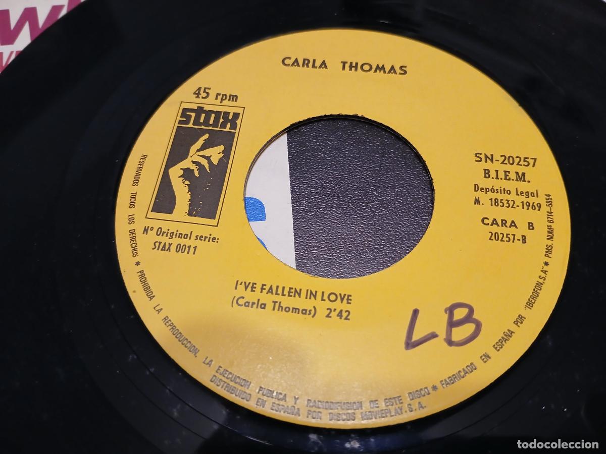 Discos de vinilo: Carla Thomas &ndash; Where Do I Go- (1969) single - Foto 4