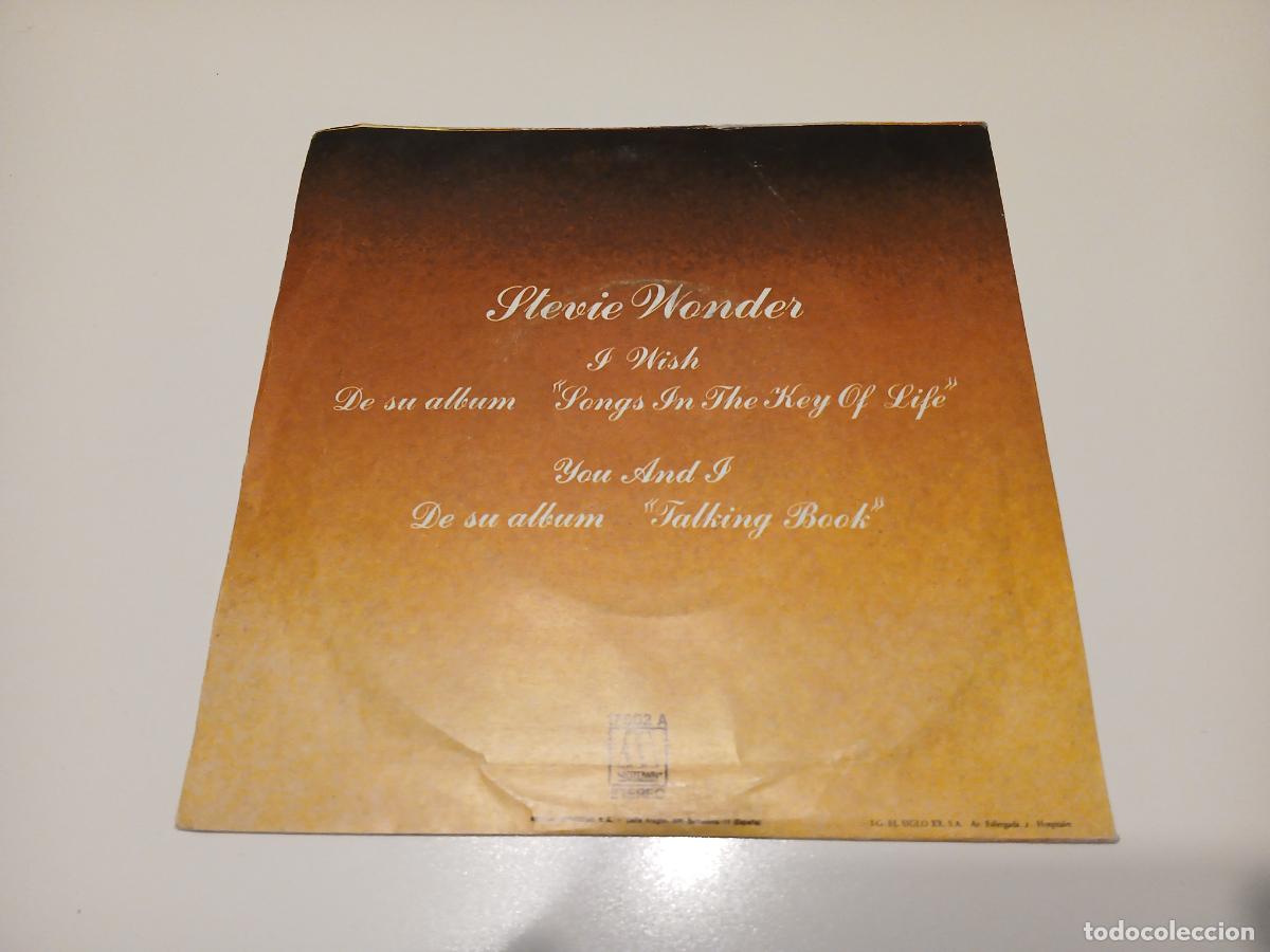Discos de vinilo: Stevie Wonder -I wish- (1976) single - Foto 5
