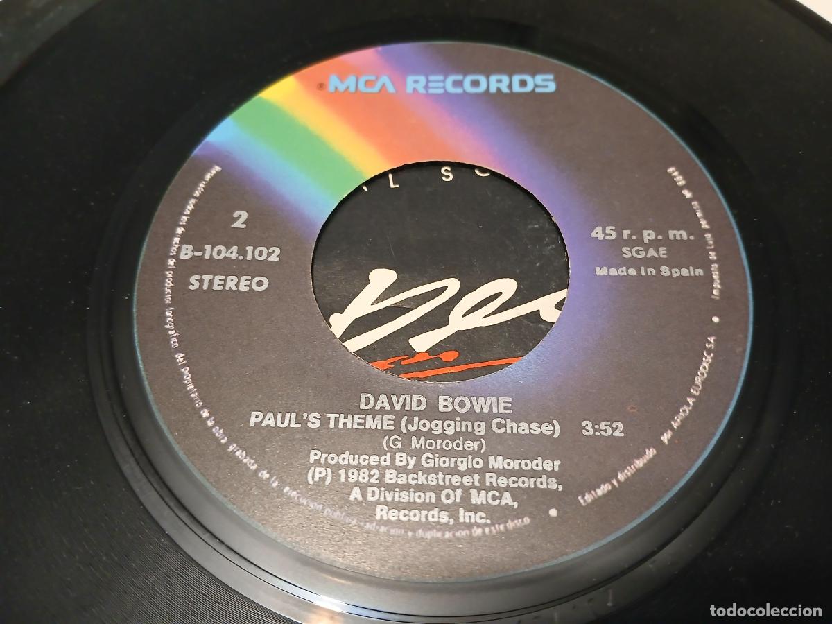 Discos de vinilo: David Bowie -Cat people (putting out fire) (1982) single - Foto 3
