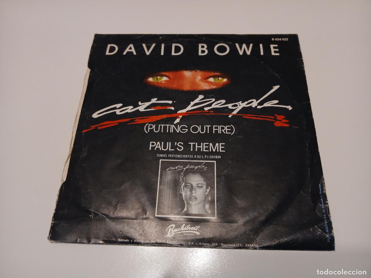 Discos de vinilo: David Bowie -Cat people (putting out fire) (1982) single - Foto 6
