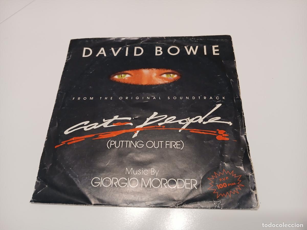 Discos de vinilo: David Bowie -Cat people (putting out fire) (1982) single - Foto 1
