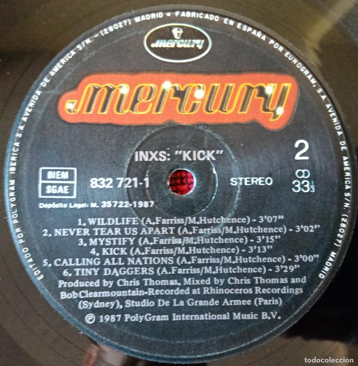 Discos de vinilo: INXS ** Kick ** VINILO LP 1987 - Foto 5