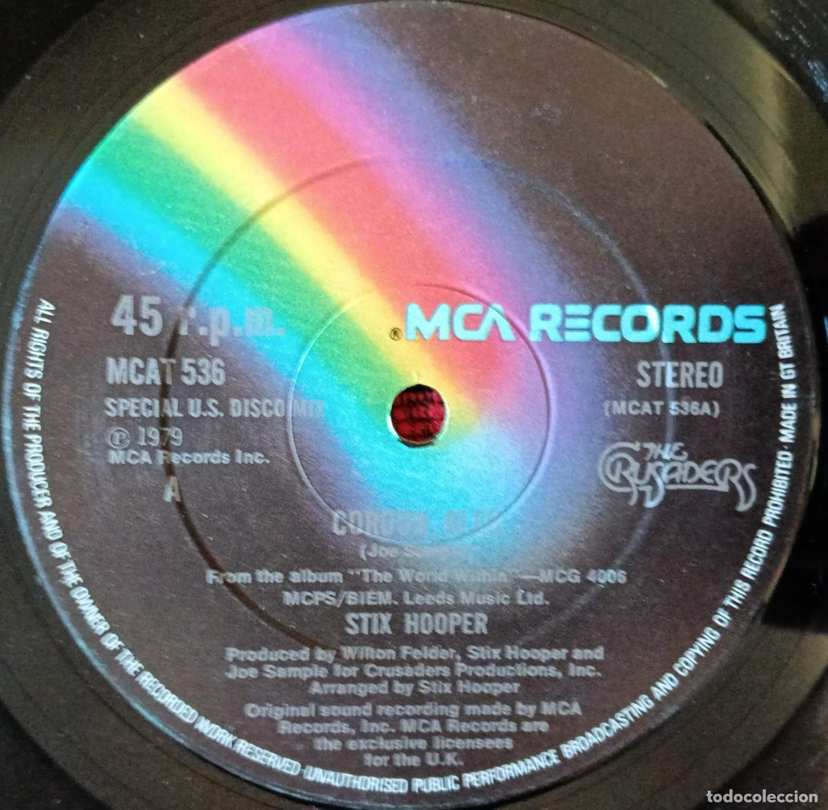 Discos de vinilo: STIX HOOPER ** Cordon Bleu ** MAXI SINGLE VINILO 1979 UK - Foto 3