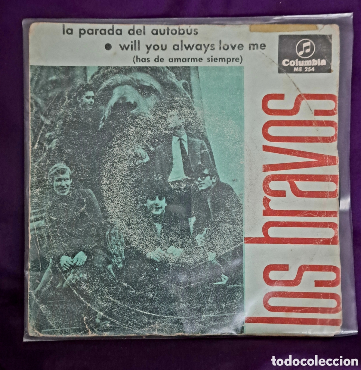 Discos de vinilo: LOS BRAVOS LA PARADA DEL AUTOBUS - Foto 1