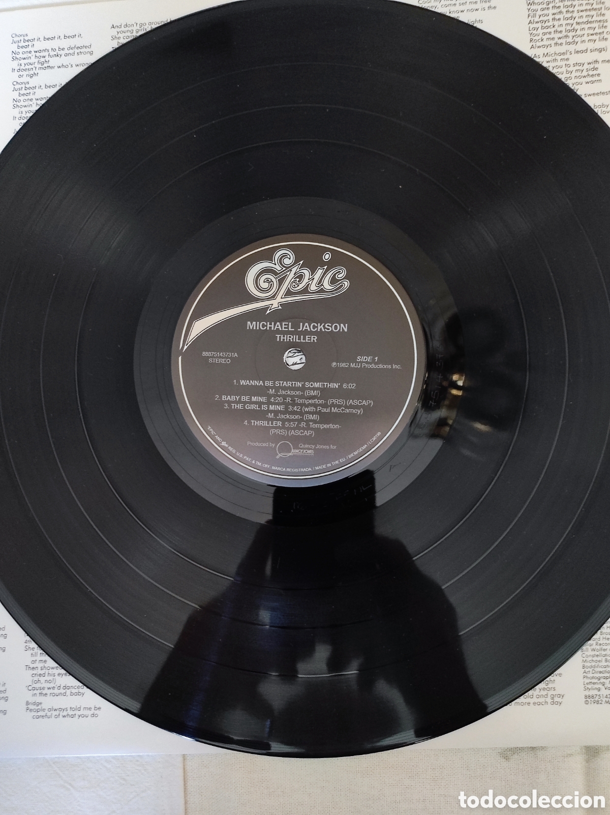 Discos de vinilo: MICHAEL JACKSON - THRILLER - Foto 6
