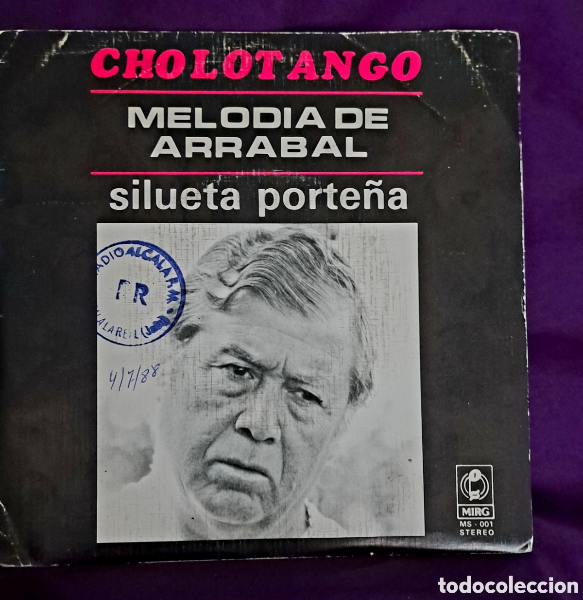 Discos de vinilo: CHOLOTANGO MELODIA DE ARRABAL - Foto 1