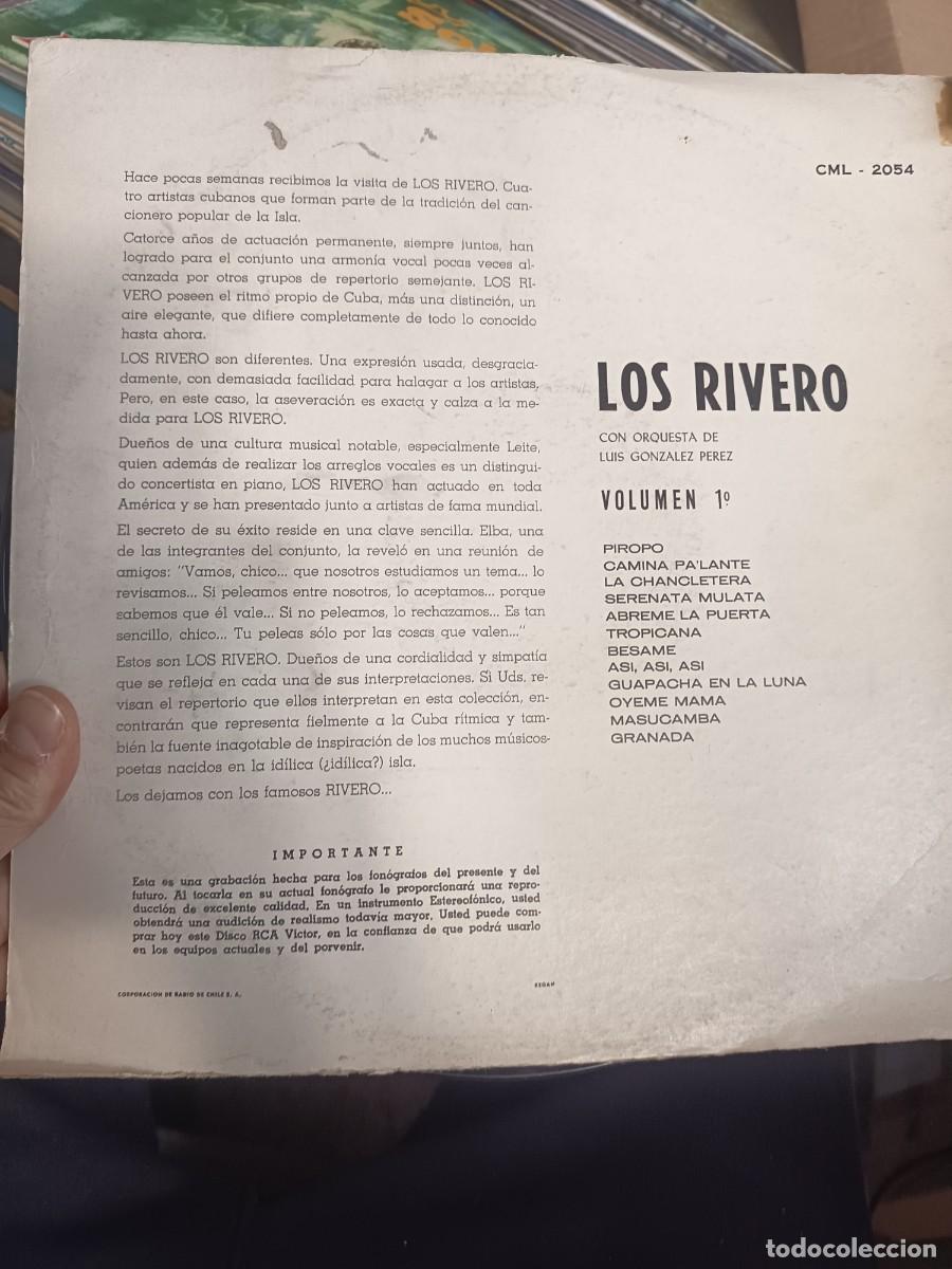 Discos de vinilo: LOTE 284, LP LOS RIBERO - Foto 2